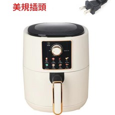 7L 大容量空氣炸鍋 家用無油炸烤箱, 單旋鈕 美規插頭 110v, 空氣炸鍋