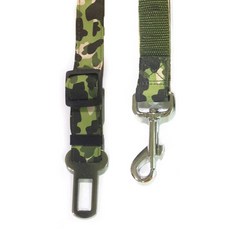 제사오스토어 강아지 차량용 안전벨트 그린 차량용목줄 리드줄 펫가드벨트 반려동물하네스