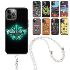 마인크래프트 스트랩 케이스 갤럭시 A17 A37 A57 S26 S26+ S26울트라 아이폰17E
