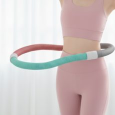 캐시웨이 홈트 다이어트 스프링 훌라후프, 1개, 혼합색상, 1.5kg