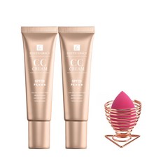 妍霓絲 晶靈光感CC霜贈美妝蛋 收納架(隨機), 1個, cc, 30g