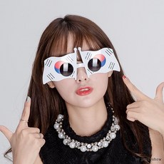 (태극기안경)파티용품 파티소품 파티안경 태극기안경, 1개, 상세페이지 참조