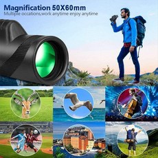 10x42 스마트 폰 어댑터와 조류 관찰 사냥 하이킹 그린을위한 삼각대가있는 단안 모바일 망원경