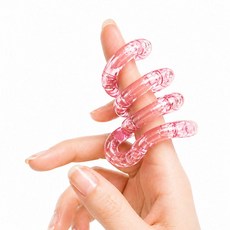 디오바인 탱글 피젯토이 스트레스 해소 손장난감 키링, 1개, 로즈 글로우 1개, 로즈 글로우