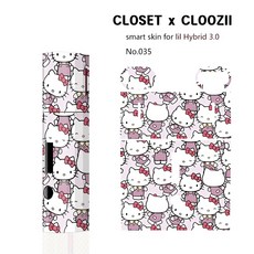 릴 하이브리드3.0 lil Hybrid 호환 궐련형 스킨 스티커 케이스, 1개, 하트키티(035)