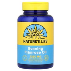네이처스 라이프 달맞이꽃 오일 1 300mg 소프트젤 60정 HFS-01086, Nature's Life, 달맞이꽃 오일, 1,300m, 1개
