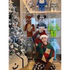 聖誕氛圍感格子紅色毛衣男女秋冬慵懶風情侶高級感軟糯針織衫外套, 1個, 紅色 【男女同款】,XL 【高質量版本】