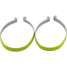 고반사 바지 팬티 안전 금속 클립 레그 커프 자전거 1쌍, 1개