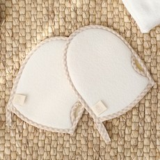 (유아용 출시)1+1 소프트 베이지 아기 목욕장갑 목욕스펀지 샤워타올 손타올, 유아용