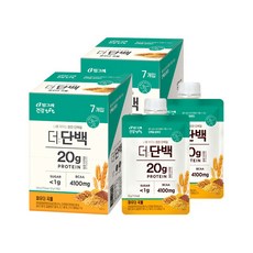 tft 더 단백 프로틴 단백질 파우더 곡물 20g x 14개입, 224g, 1세트