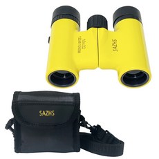 사츠 10배율 레이디 망원경 10X22 옐로우 + 전용가방 세트, 22mm