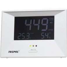 TECPEL ZG-1683R 二氧化碳偵測器 濕度 溫度 監測儀, 1個, 公司(三聯發票)請備註留下抬頭/統編