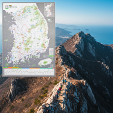 안 가보면 후회할 명산지도 전국 등산 트레킹