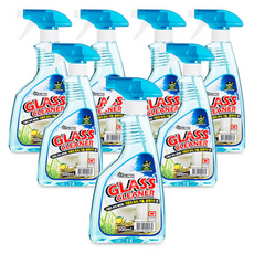 산도깨비 유리세정제 레몬향 유리창 유리 거울 다목적 세척 세정 청소 세제, 7개, 600ml