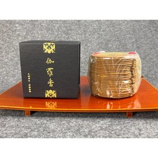啟秀齋 伽羅香 4小時盤香 香環 淨化安神 除穢香品, 1個