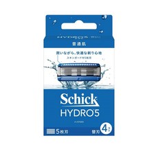 舒適 Hydro水次元5刮鬍刀片 4入，保濕凝膠，五層刀片，舒適刮鬍體驗, 4, 1個