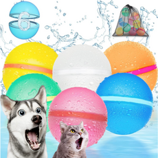 프리미엄 리베니 자석 재사용 물풍선 6종 세트, 9cm, 혼합 색상, 1개