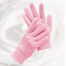 미즈코스 실리콘 보습 장갑 주름 건조한 각질 갈라짐 예방 핸드 케어 팩 손 관리, 3개, 핑크