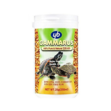 YB 감마루스 내츄럴 거북이 사료, 250ml, 4개