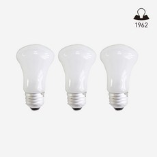 KS 국산 백열 전구 크립톤 일광 25W 불투명, 3개, 전구색