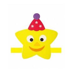 제오오스토어 역할놀이머리띠 별 1개입 연극 유치원 구연동화 키즈카페