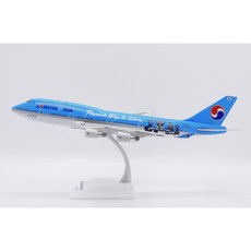 JC Wings 大韓航空 Korean Air 波音747-400 HL7488 大英博物館 1:200 合金飛機模型, 1個