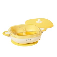 LUSN 嬰兒注水保溫吸盤式餐盤 輔食碗, 注水控溫 PPSU寶寶餐盤, 1個