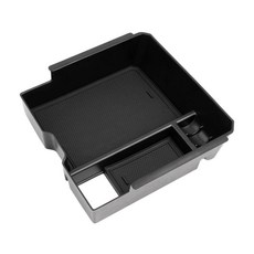 레인저 전자 브레이크 자동차 내부 액세서리용 차량 중앙 수납함, 1. black, 1개