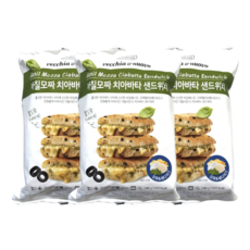 M&H 바질치즈 치아바타 샌드위치 780g 에어프라이어, 3개, 585g