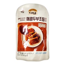 CJ 다담 매콤두부조림양념 140g