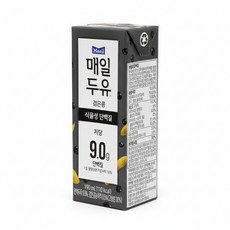 매일두유 검은콩 190mlx12팩x2곽 저당두유, 24개, 190ml