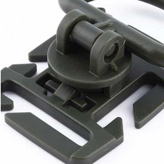 소소 몰리클립 웨빙 버클 D링 연결클립 가방연결고리, 01몰리D링-블랙