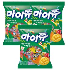 마이쮸 캔털루프멜론 + 애플망고 캔디, 284g, 3개