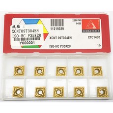 CERATIZIT 森拉天時 XCNT09T304EN-ISO-HC P35K20 車刀片 - 高耐磨 適用多種金屬, 1個