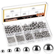 Tanstic 미터법 정밀 스틸 베어링 볼 모음 500 165831, 스테인리스 스틸