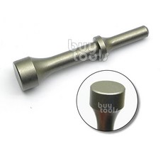 BuyTools 專業級氣動鎚鑿刀頭 圓25mm平頭平面 建築 汽修鈑金用 台灣製造, 1個