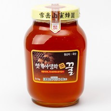 설악산허니팜 꽃꿀100% 헛개야생화꿀, 2.4kg, 1개