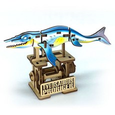 立體可動木質拼圖-船首海王龍，益智玩具，親子互動，環保木質，可動設計，精美擺飾, 1個