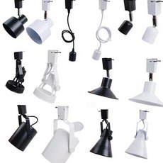 꿈꾸는비 레일 조명등 기구 포인트조명, 원통/화이트