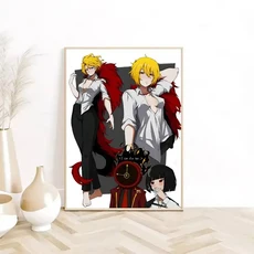 Vedio Game L-Limb 회사 포스터 아트 방수 스티커 커피 하우스 바 기숙사 벽 장식, 03 20x30cm, 10 6