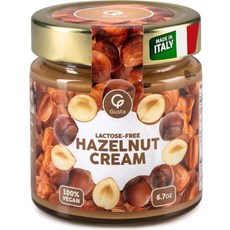 시칠리아산 피스타치오 크림 스프레드 - 두바이 초콜릿 베이킹 디저트 & 커피를 위한 프리미엄 필링 100% 비건 유당이 없는 이탈리아 고메 너트 버터 6.7온스, Hazelnut, 6.7 Ounce (Pack of 1)