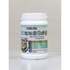 古菌奇兵Archaea Man 免疫力活菌貓用益生菌9oz(255g) 離胺酸/寵物保健食品, 1個