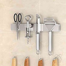 이헌 스텐 칼꽂이 거치대 30cm 부착식칼꽂이, 자석칼걸이-30cm