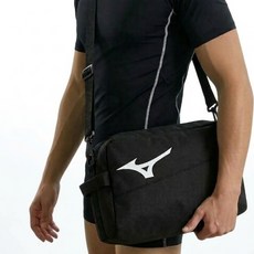 미즈노 수영 헬스 수영복 가방 방수 수납 기능 크로스백 남성 여성, 블랙