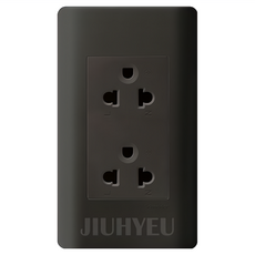 巨宇電機 施耐德 ZENcelo純平系列附接地雙插座 5.5線徑, 1個