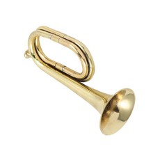 구리 합금 Bugle 초보자용 관악기 - 학교 밴드 및 야외 행사를 위한 휴대용 전통 트럼펫