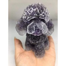 애완돌 반려돌 푸들 펫돌 반려석 애완석 돌멩이 키우기, 자수정, 1개