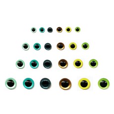 4.5mm 6mm 7.5mm 9mm 라운드 아이 한쌍 2가지 사이즈 6종 인형눈 부자재, 블루, 1세트