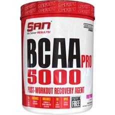 SAN BCAA Pro胺基酸粉 5000 不含阿斯巴甜, 1罐, 340g
