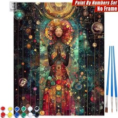 컬러풀 트리 디지털 유화 나무잎 산맥 거실 벽장식 선물, 20. S1114118